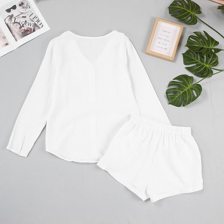 Solid Cotton Homewear Set