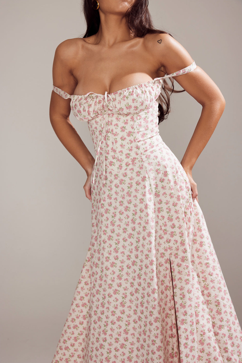 Women's Summer Sexy Backless Floral Strap Dress