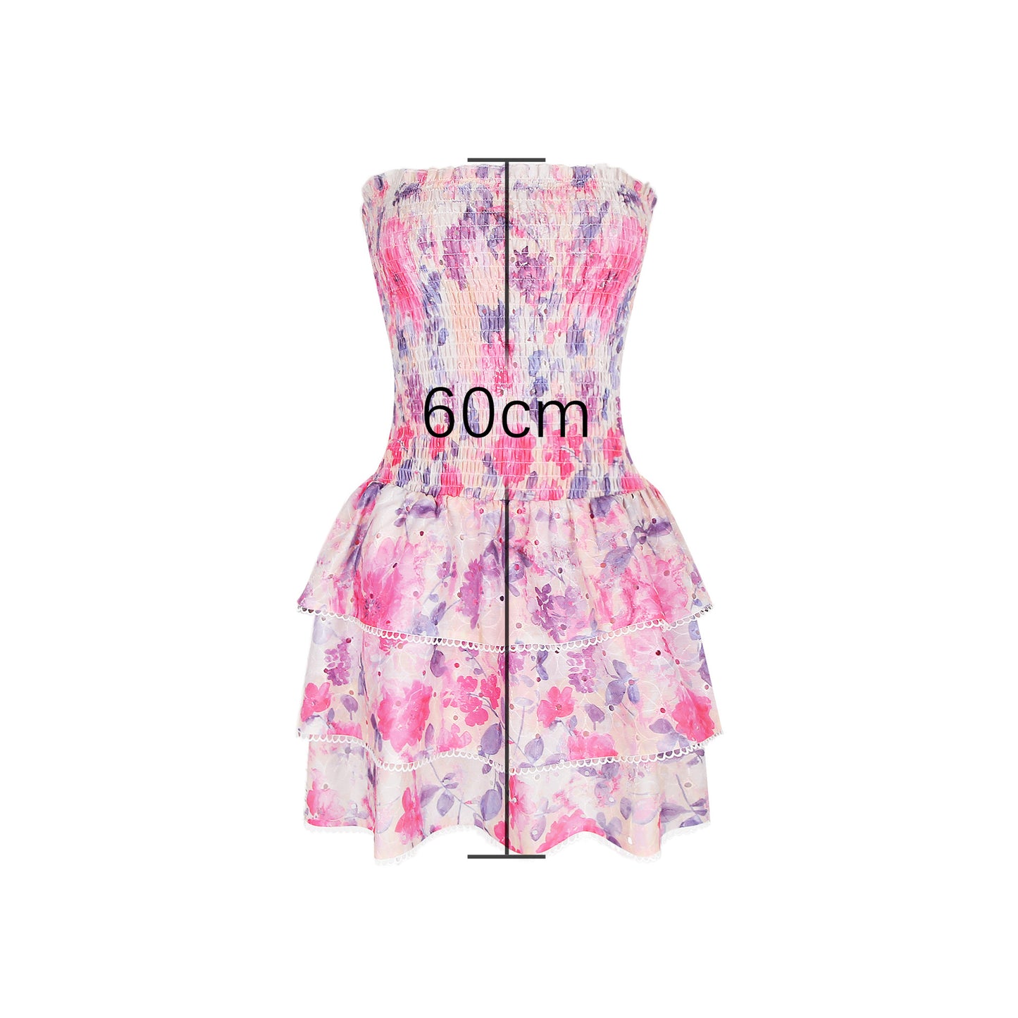 Sexy Sweetheart Cake Dress with Bodycon Floral Print, Perfect for Vacation or Festive Soirees