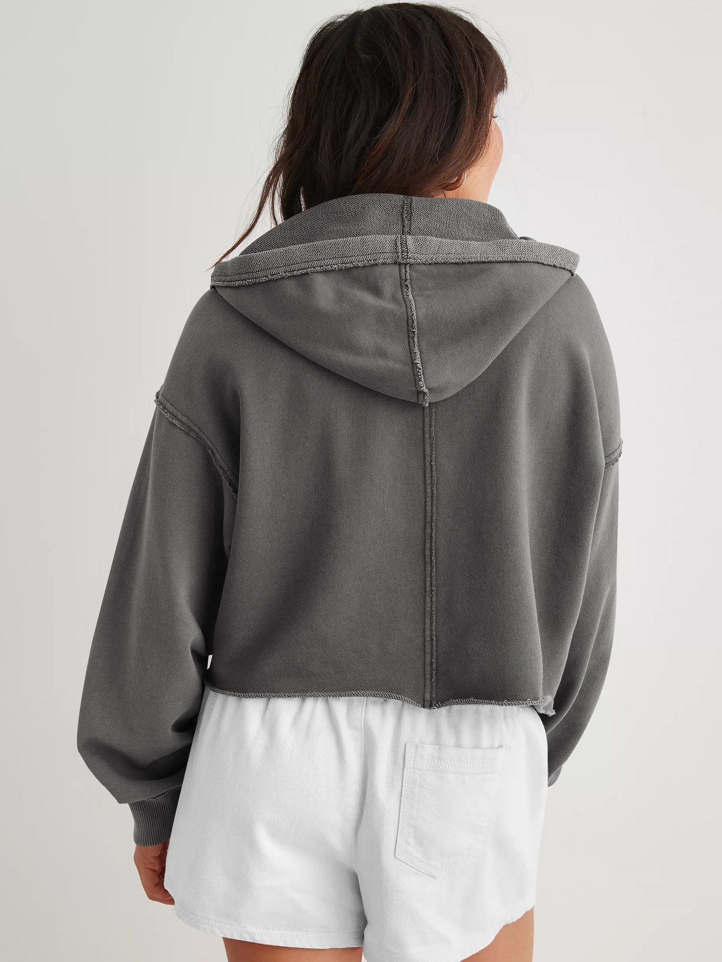 Women's Hooded Loose Pullover Sweatshirt