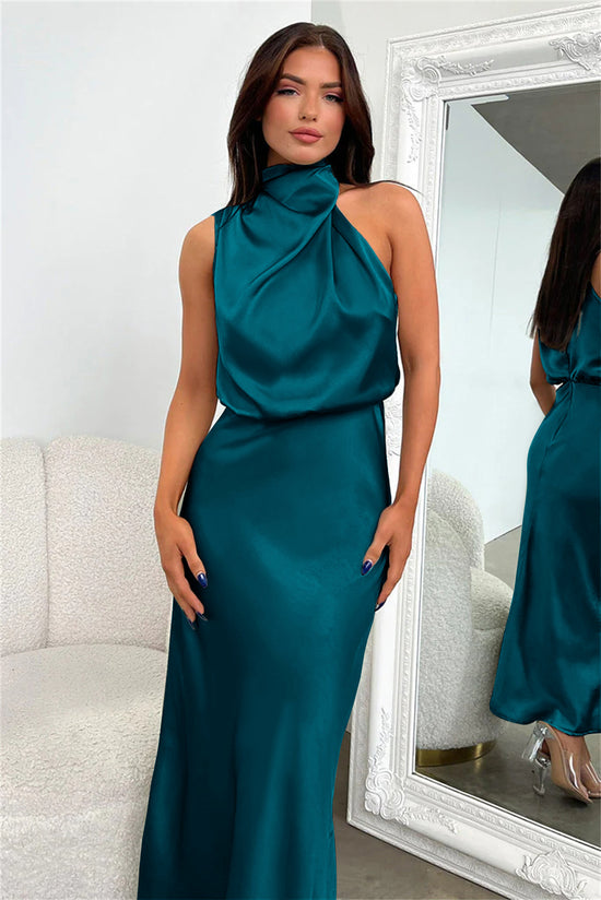 Sleeveless Satin Cocktail Dresses – ACC MODE