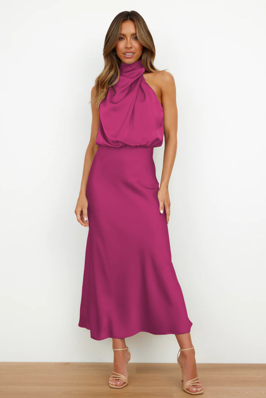 High neck sleeveless outlet cocktail dress