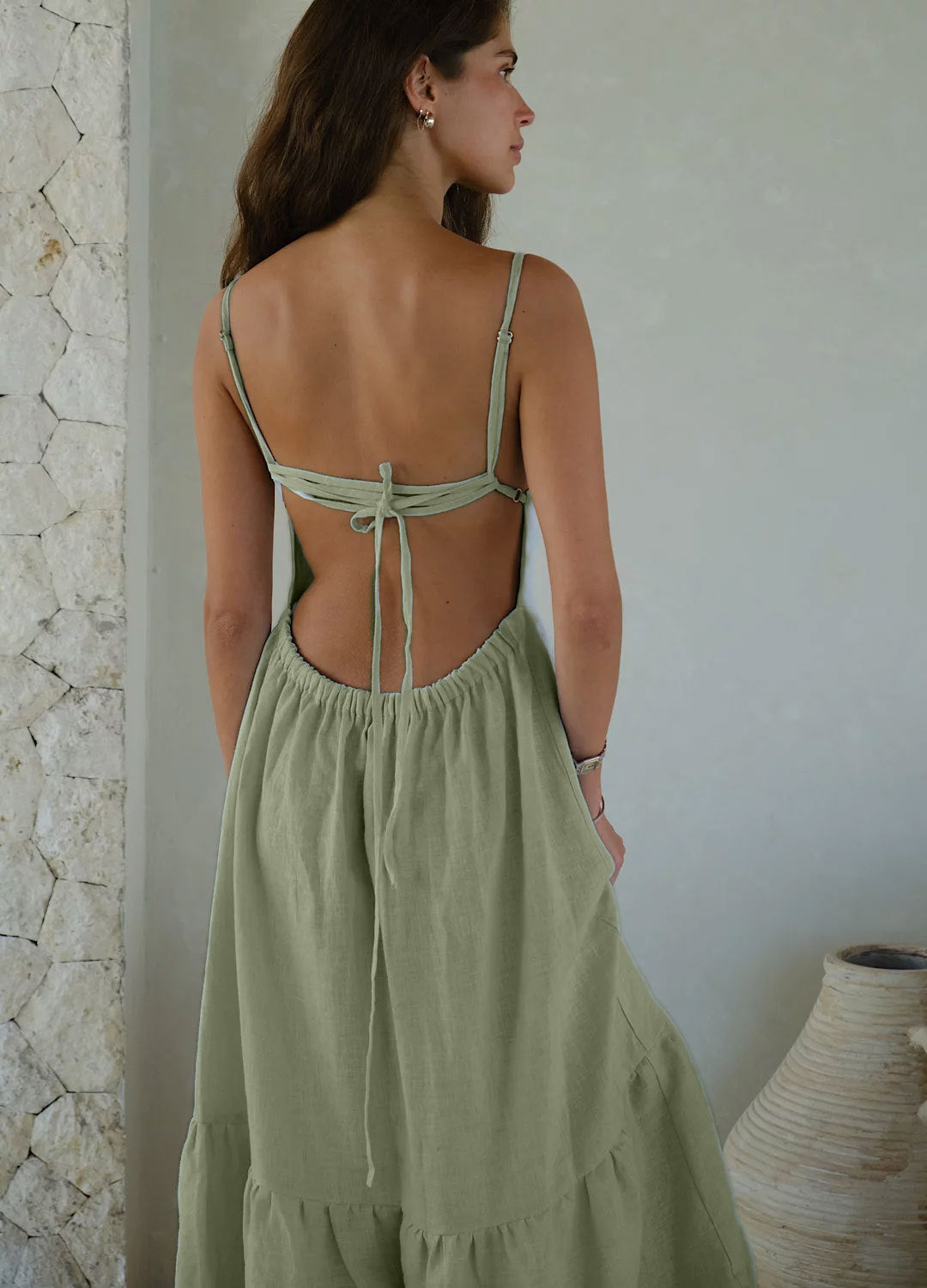 Summer Holiday Backless Sundress