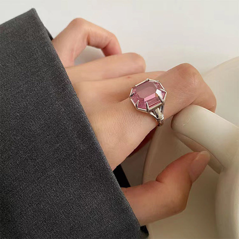 Pink Gemstone Ring