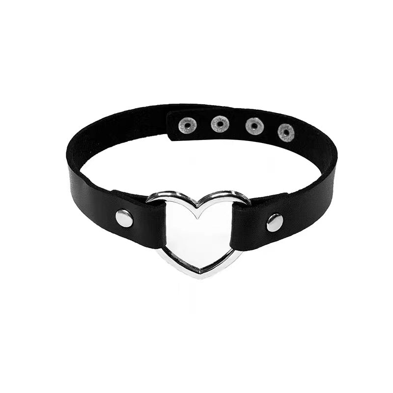 Black Heart Choker Set