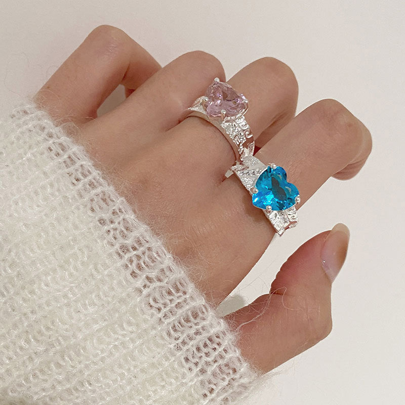 Love Zircon Rings