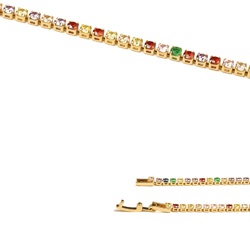 Colored Zircon Bracelet