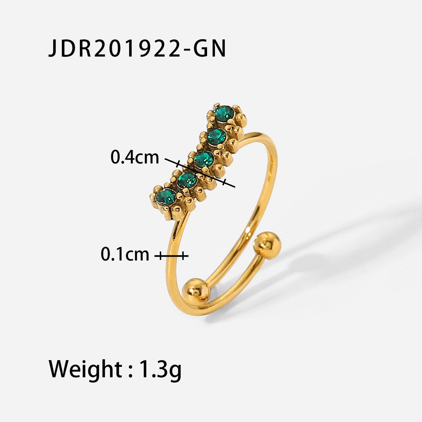 Gemstone Stacking Rings Collection