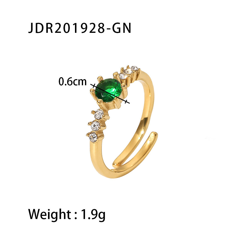 Gemstone Stacking Rings Collection