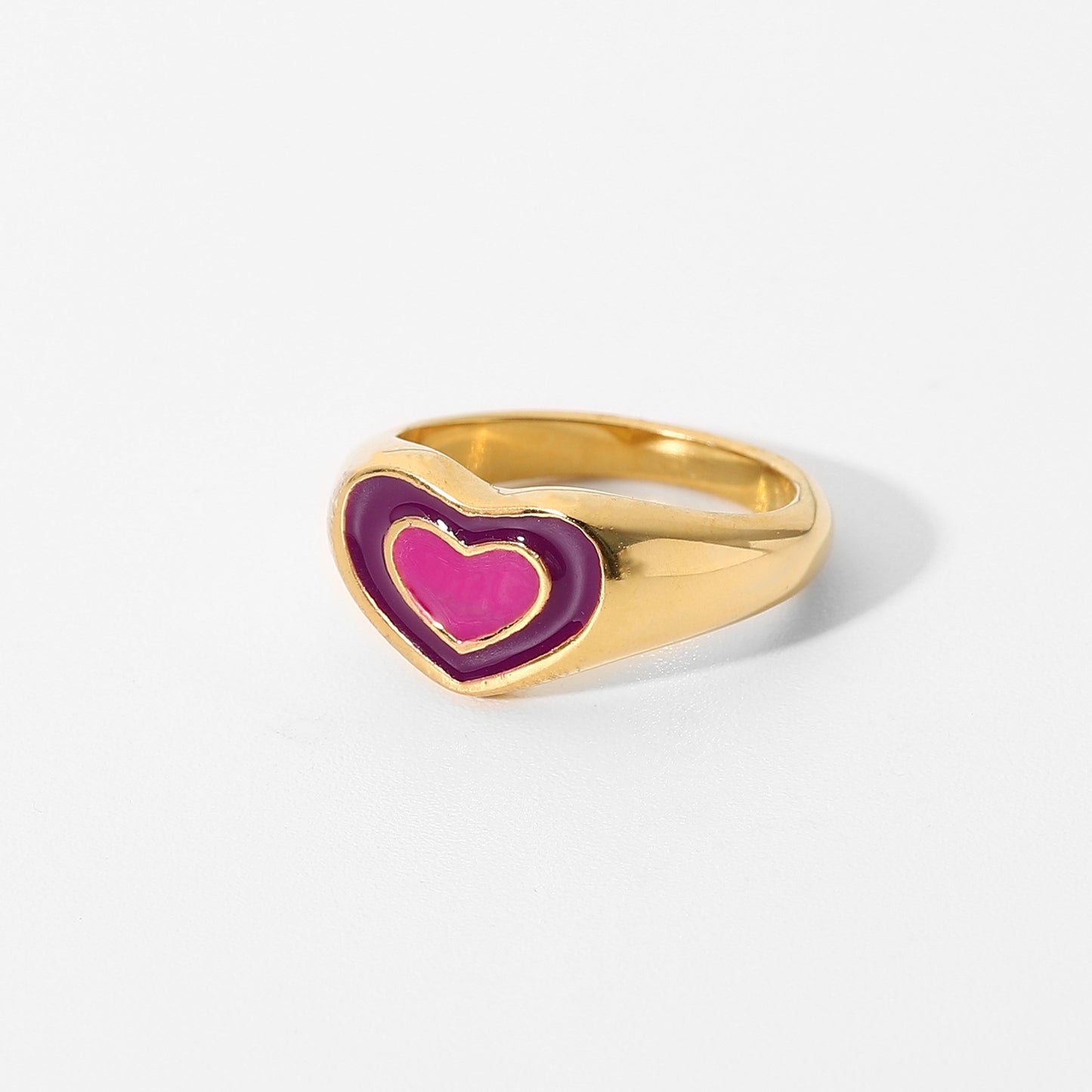 Purple Cartoon Love Ring